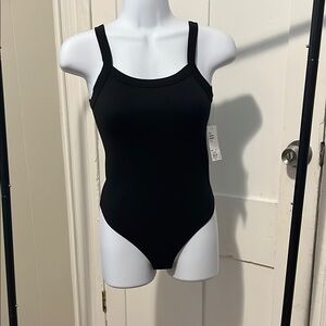 Kohl's Black Seamless Bodysuit